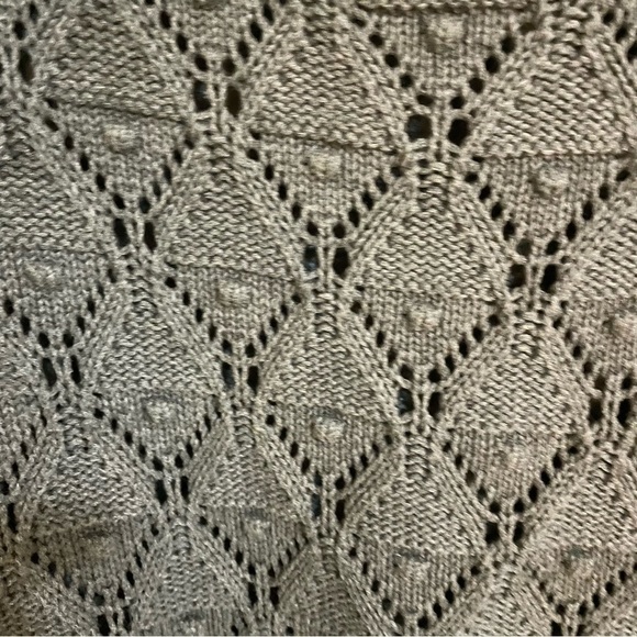 Tommy Hilfiger Crewneck Diamond Shape Loose Knit With Knot Details, Gr… - Picture 4 of 7